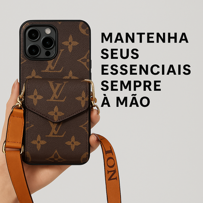 Coleção Exclusiva 2.0 – Capa de iPhone de Luxo Multifuncional