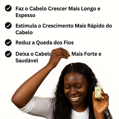 Veganic – Óleo Natural para Crescimento Capilar | Resultados Visíveis em 3 Semanas
