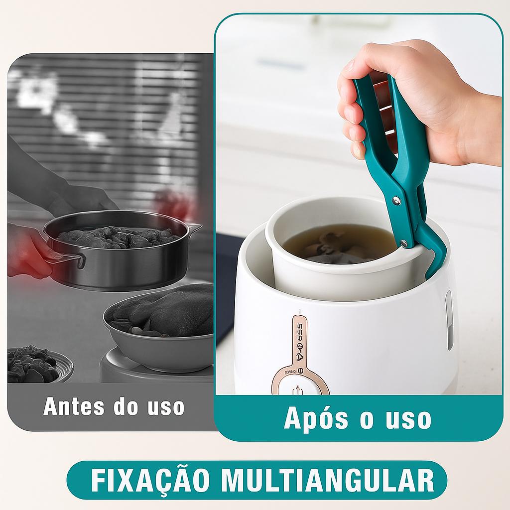 PINÇA PROFISSIONAL ANTI-QUEIMADURAS