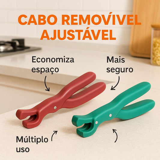 PINÇA PROFISSIONAL ANTI-QUEIMADURAS